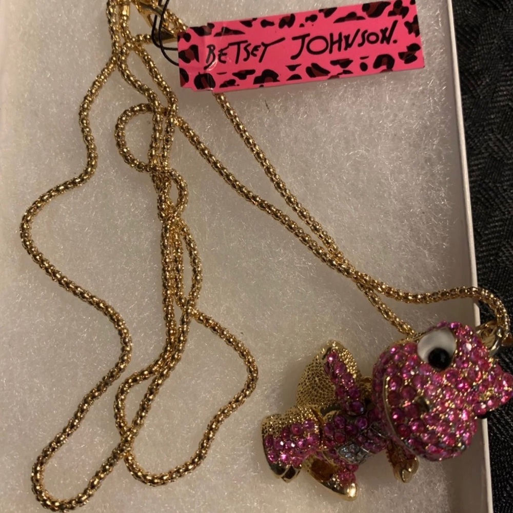 Betsy Johnson Necklace/charm